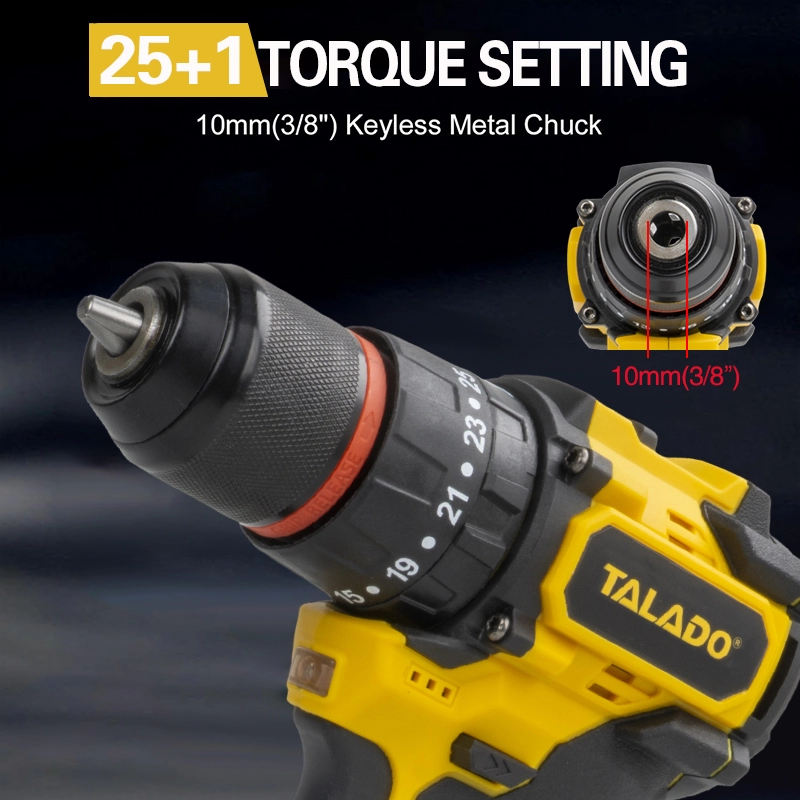 16.8V sem escova sem fio Broca 35N.M Driver port&aacute;til Broca de alto torque para renova&ccedil;&atilde;o dom&eacute;stica DIY