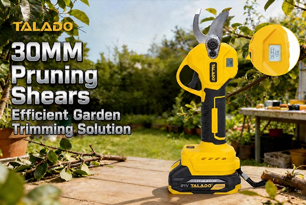 Diga adeus ao cansa&ccedil;o manual: as novas tesouras de poda el&eacute;tricas de 30 mm transformam os fluxos de trabalho de jardinagem